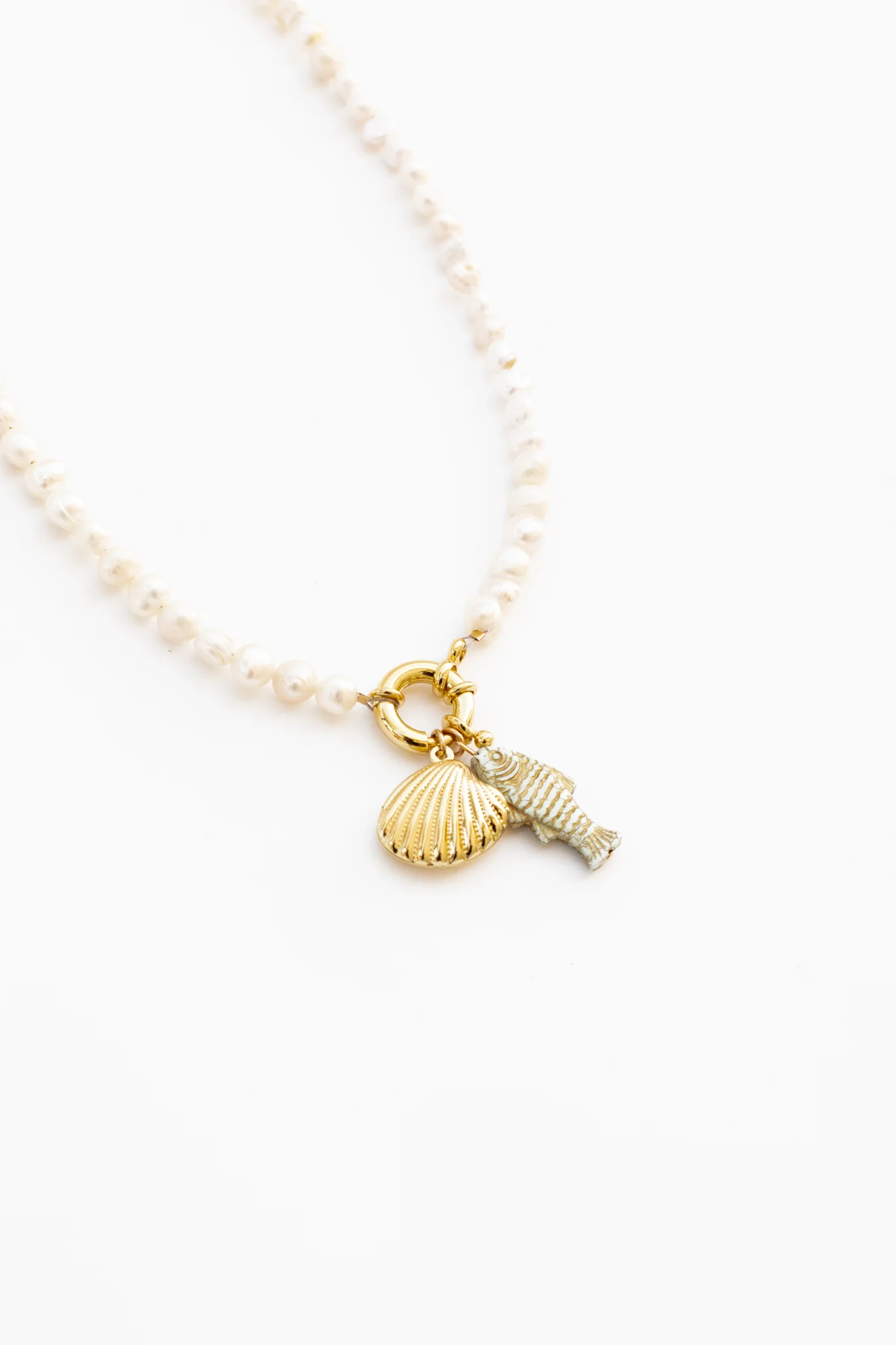 Pearl Charm Necklace - Image 2