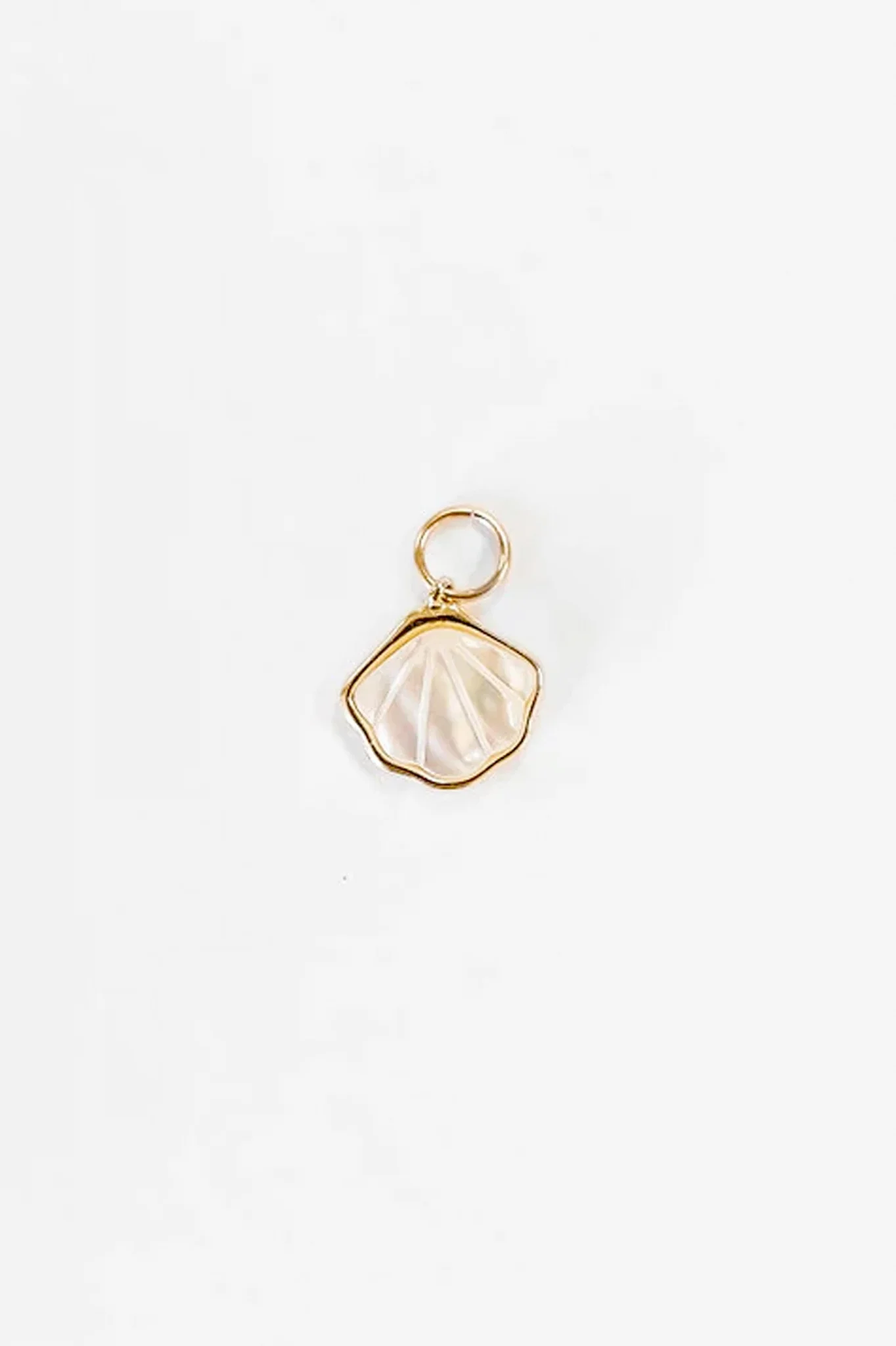 Pearl Clamshell Charm
