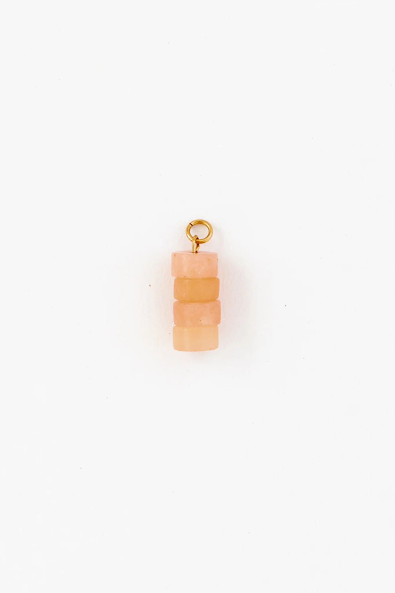 Pink Quartz Bead Charm