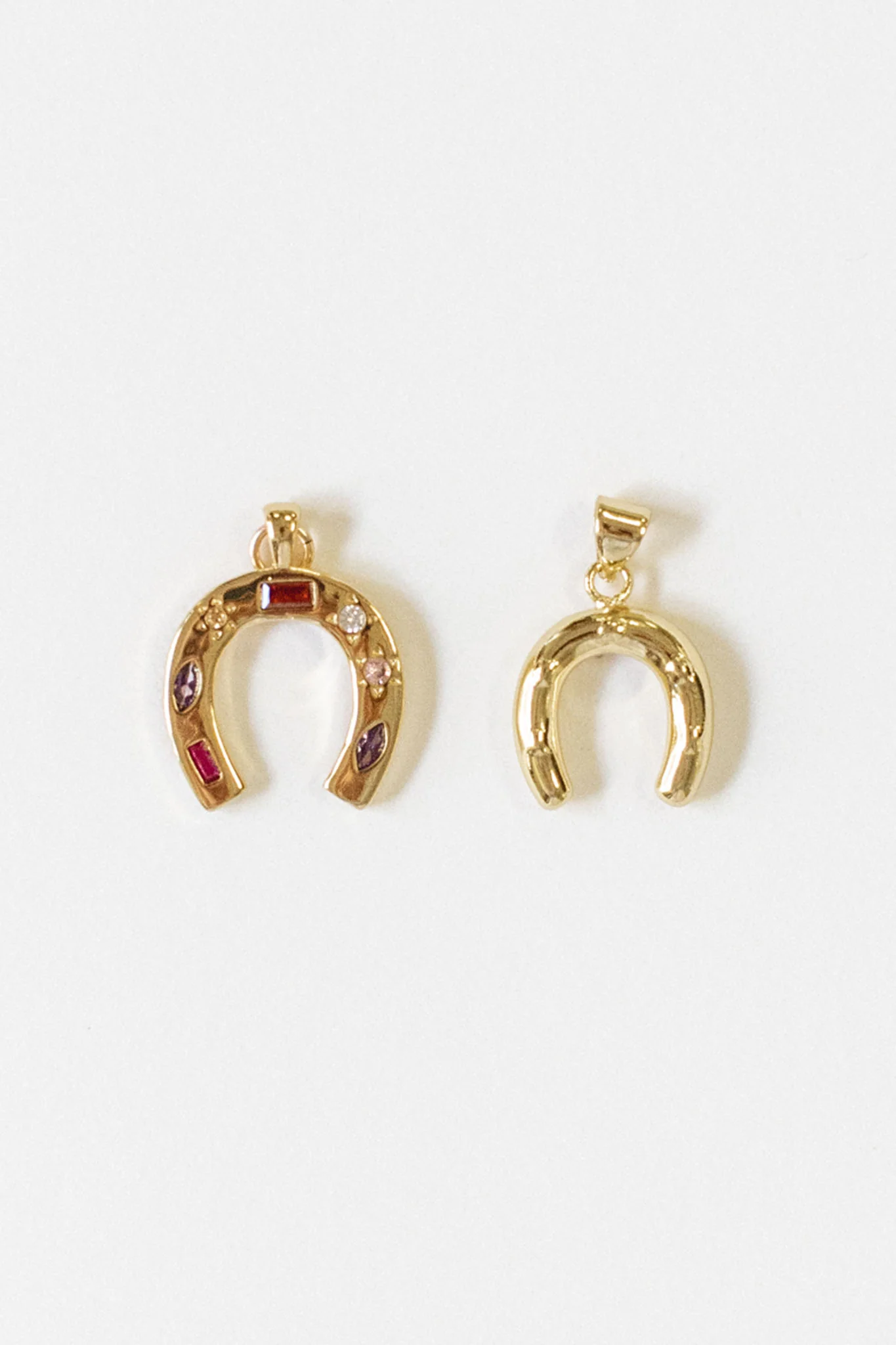 Big Rhinestone Horseshoe Charm - Image 3