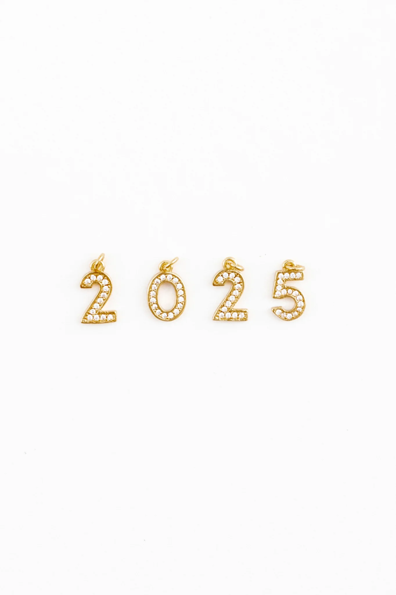 Rhinestone Number Charm - Image 2