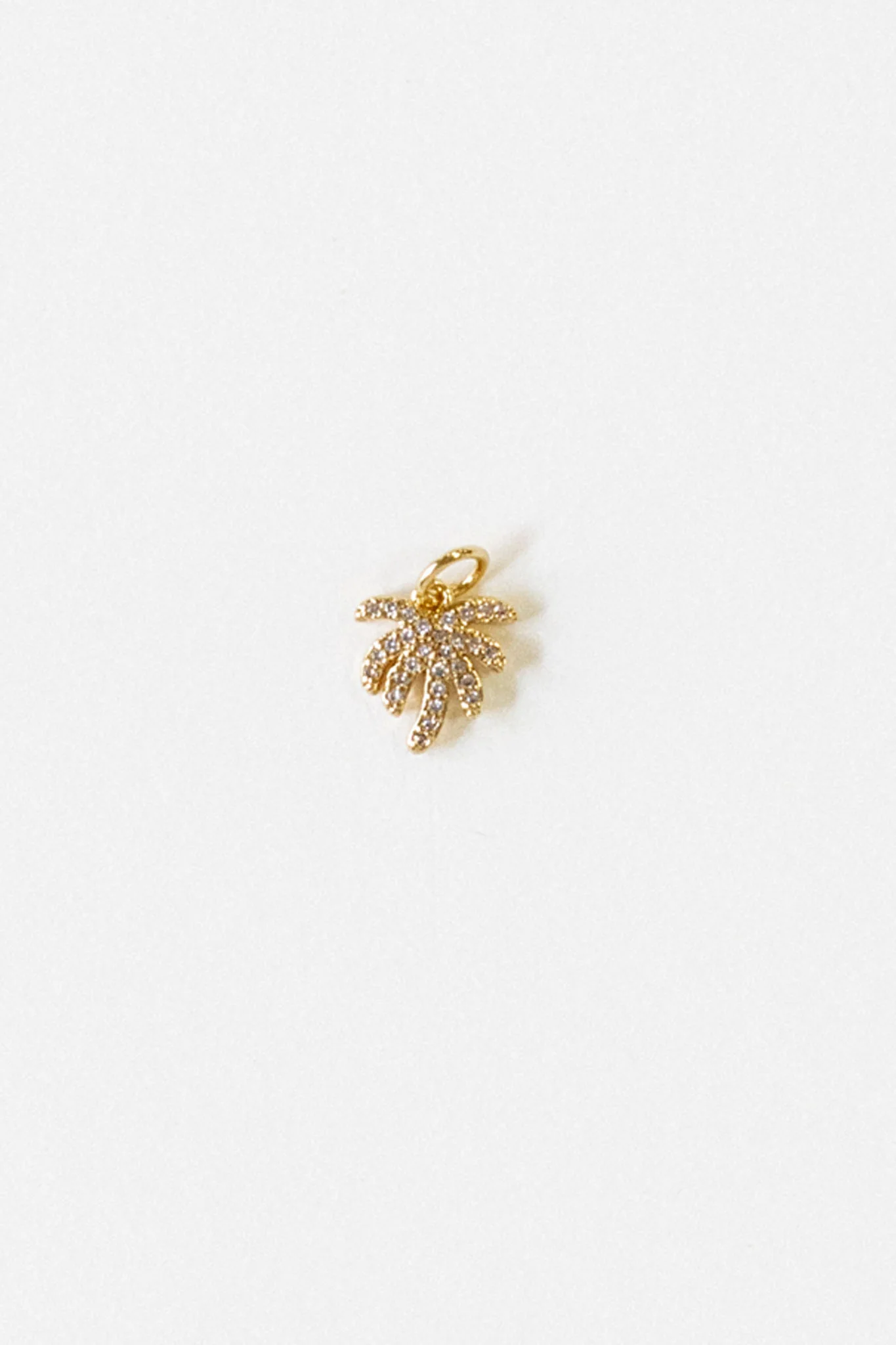 Mini Rhinestone Palm Tree Charm
