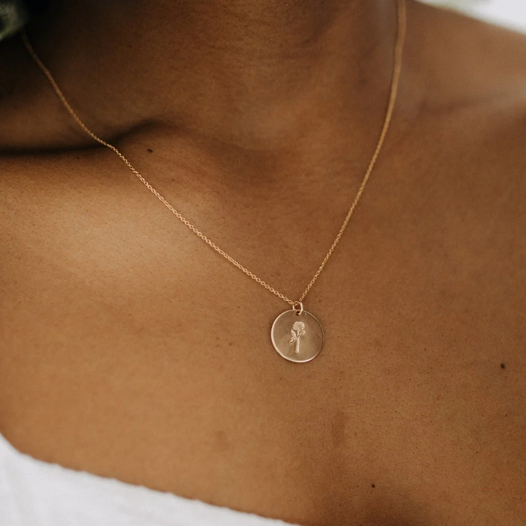 Large Floral Necklace - Image 4