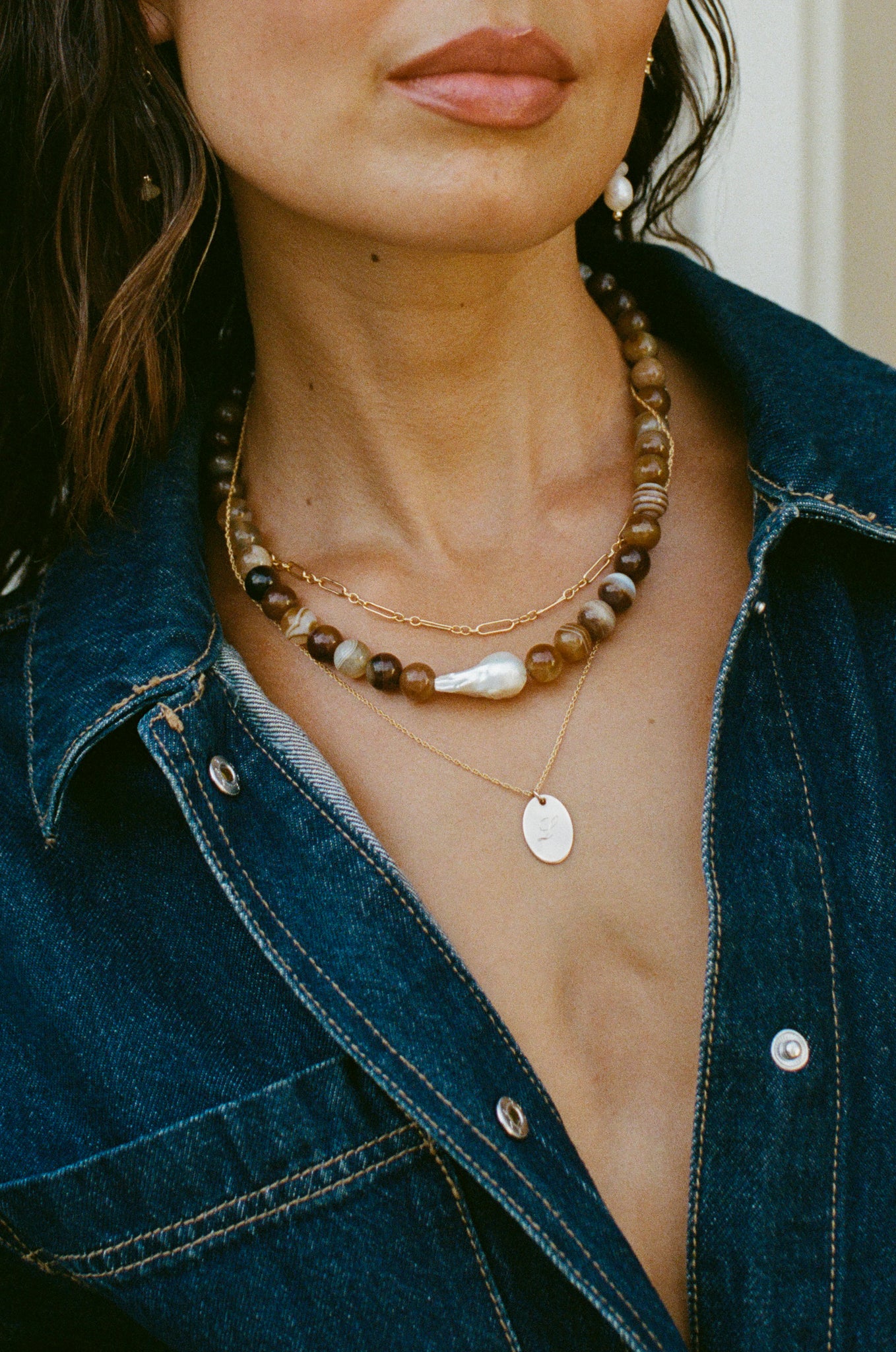 Amber Coast Beaded Necklace - Image 14