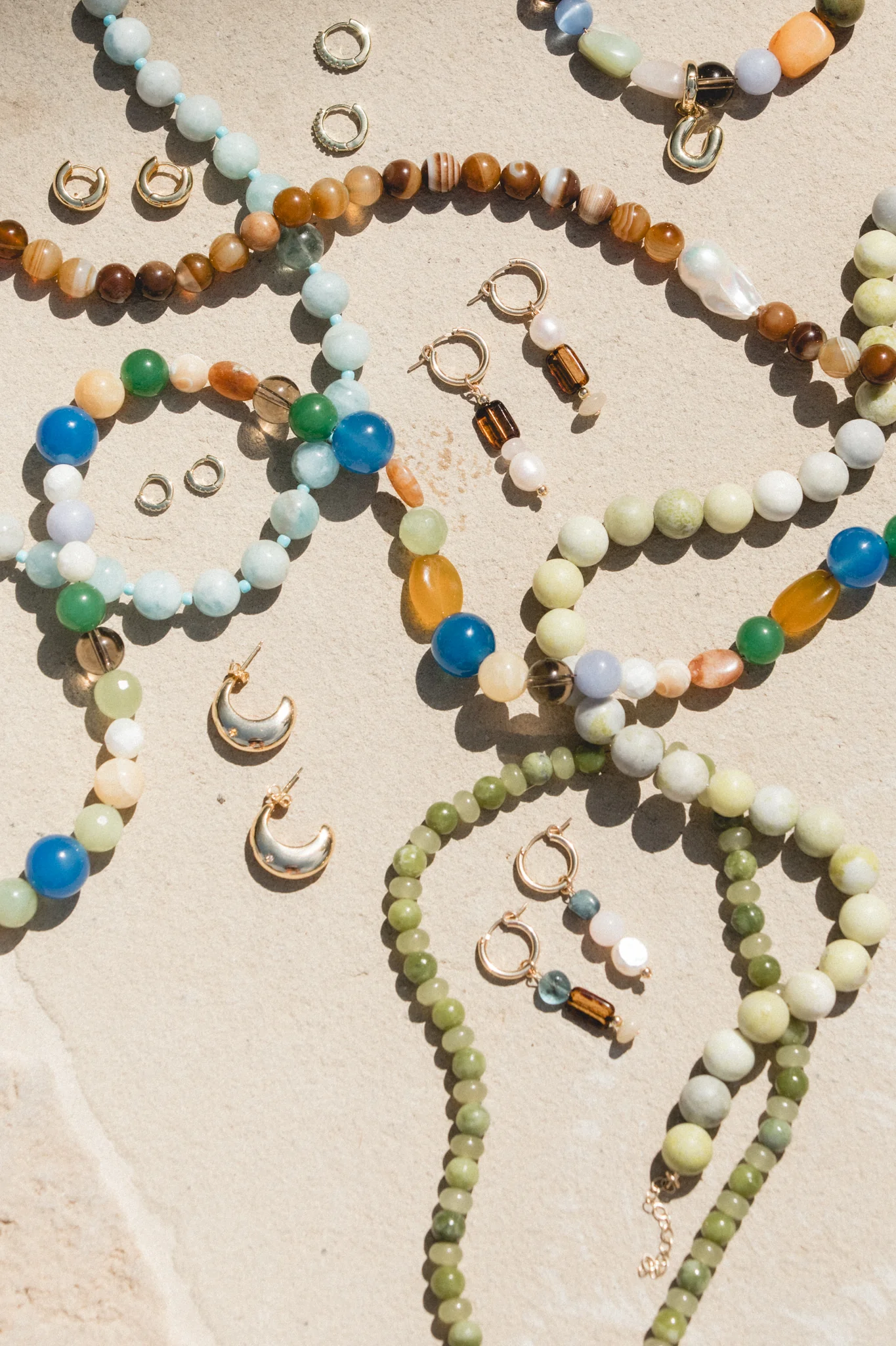 Amber Coast Beaded Necklace - Image 9
