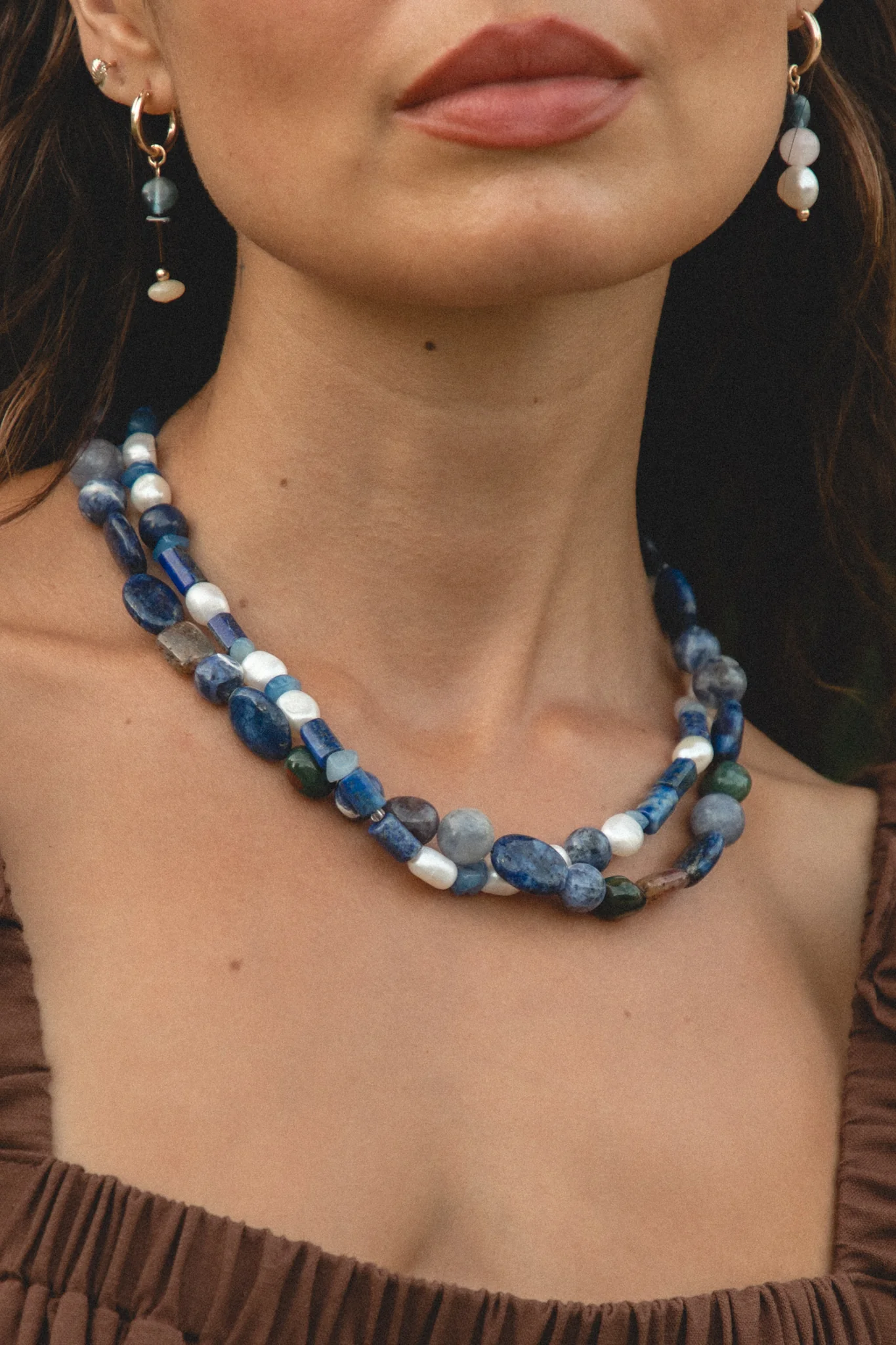 Sapphire Shore Necklace - Image 3