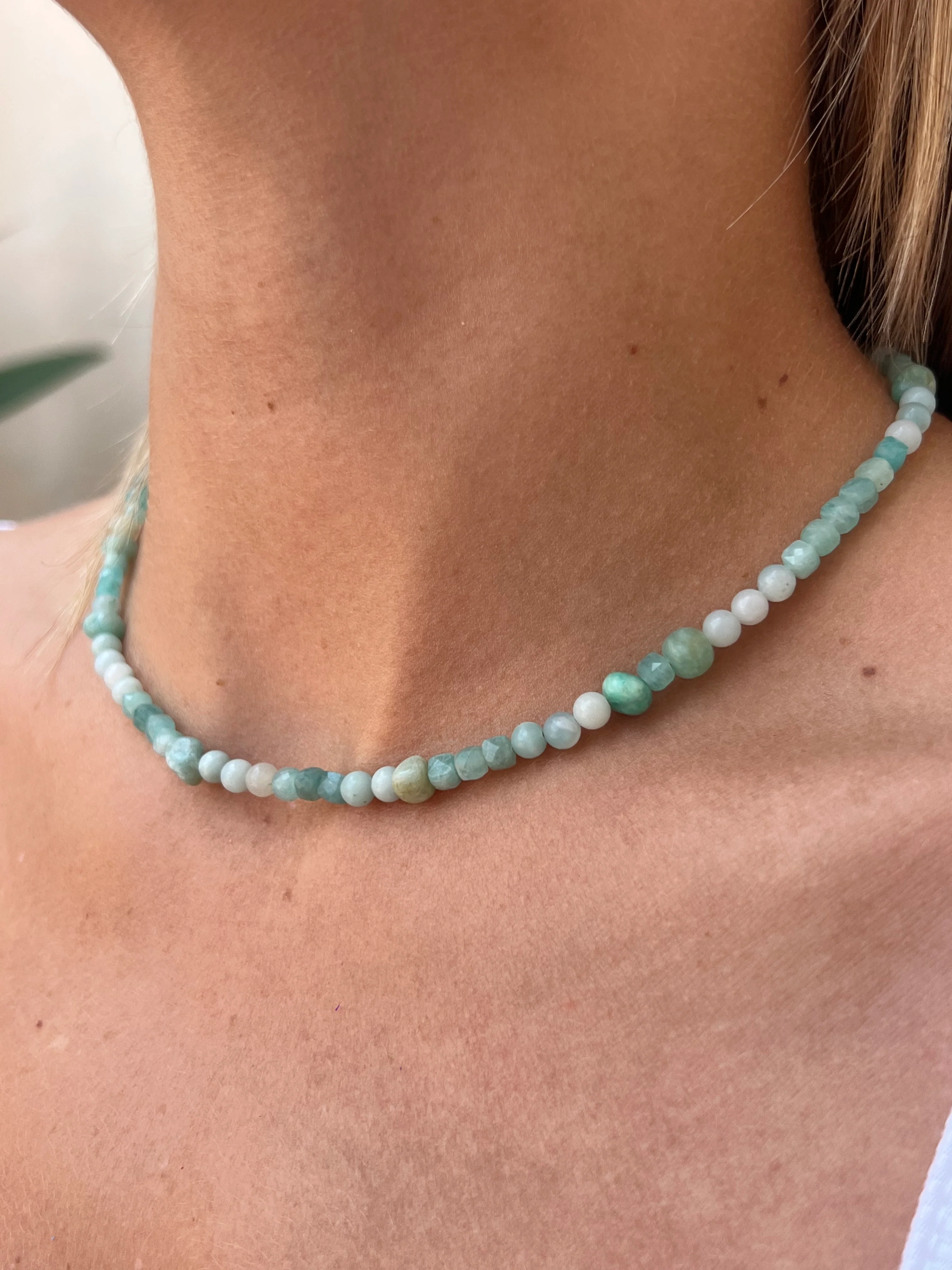 Seaglass Beaded Necklace - Image 3
