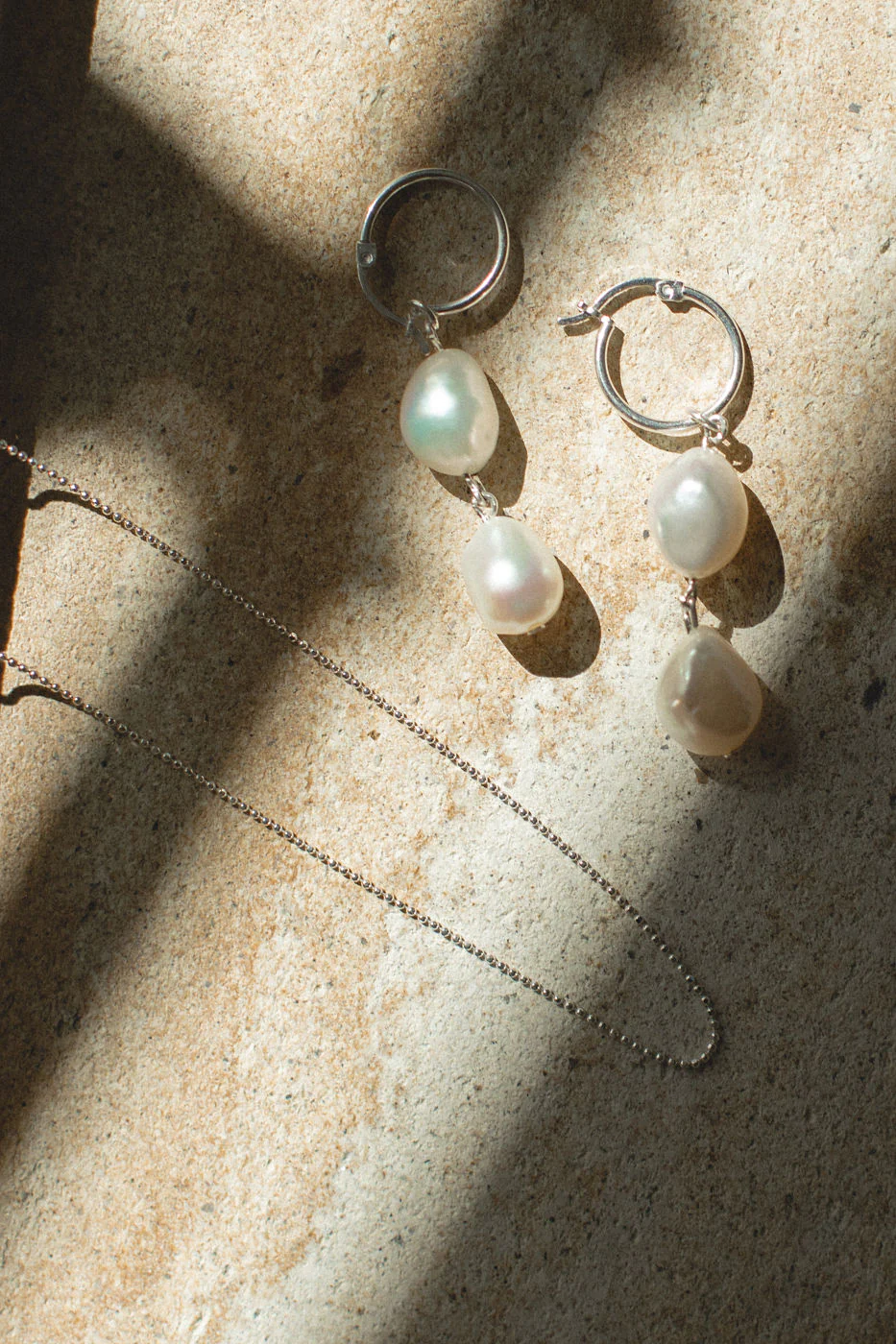 Silver Pearl Drop - Image 3
