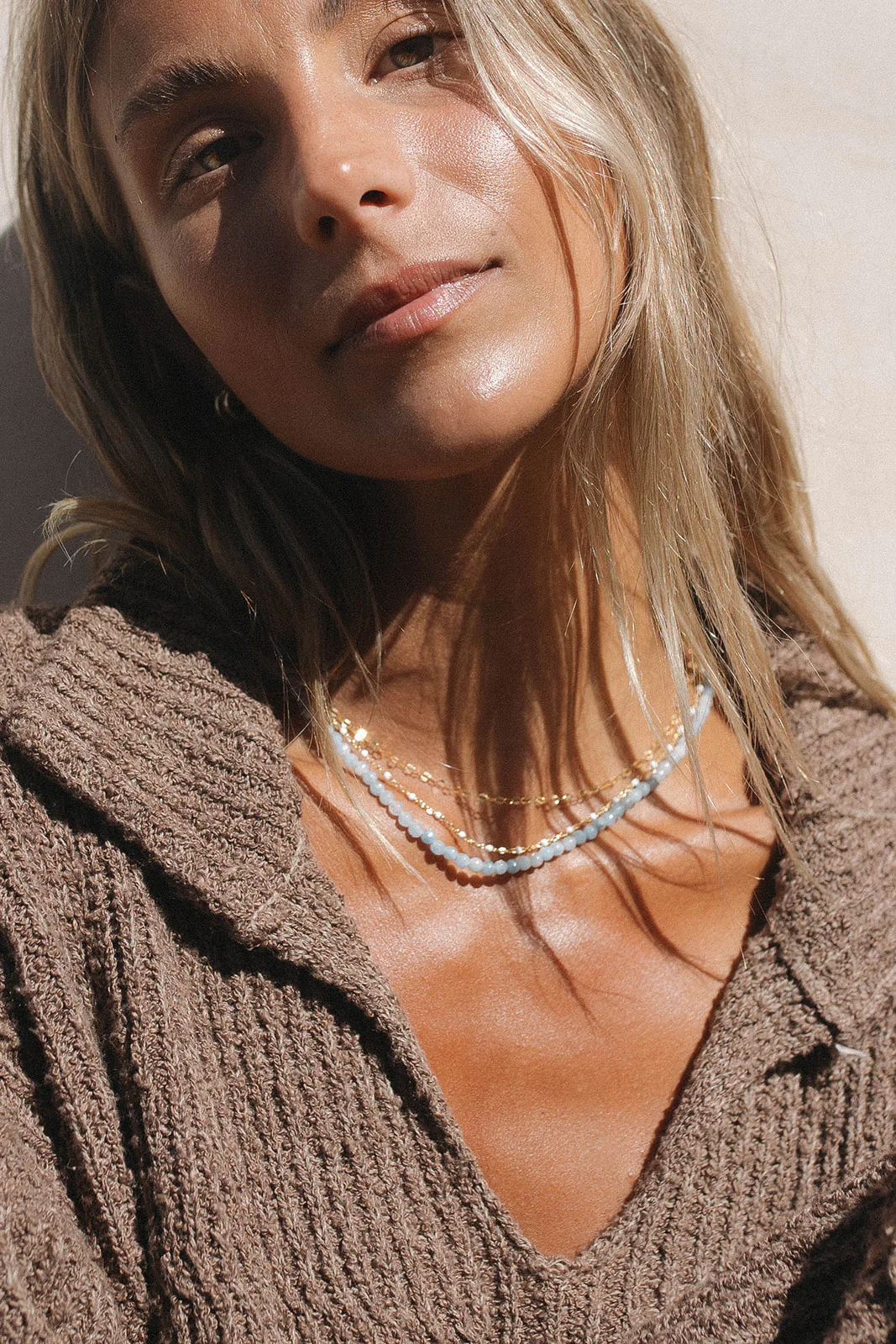 Sky Beaded Necklace - Image 3