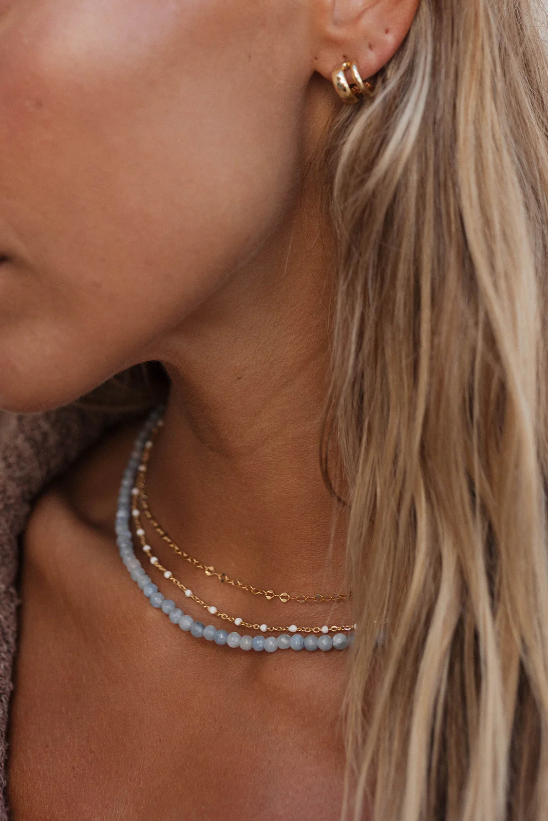 Sky Beaded Necklace - Image 5