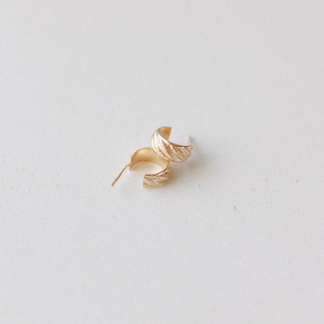 Small Croissant Earrings