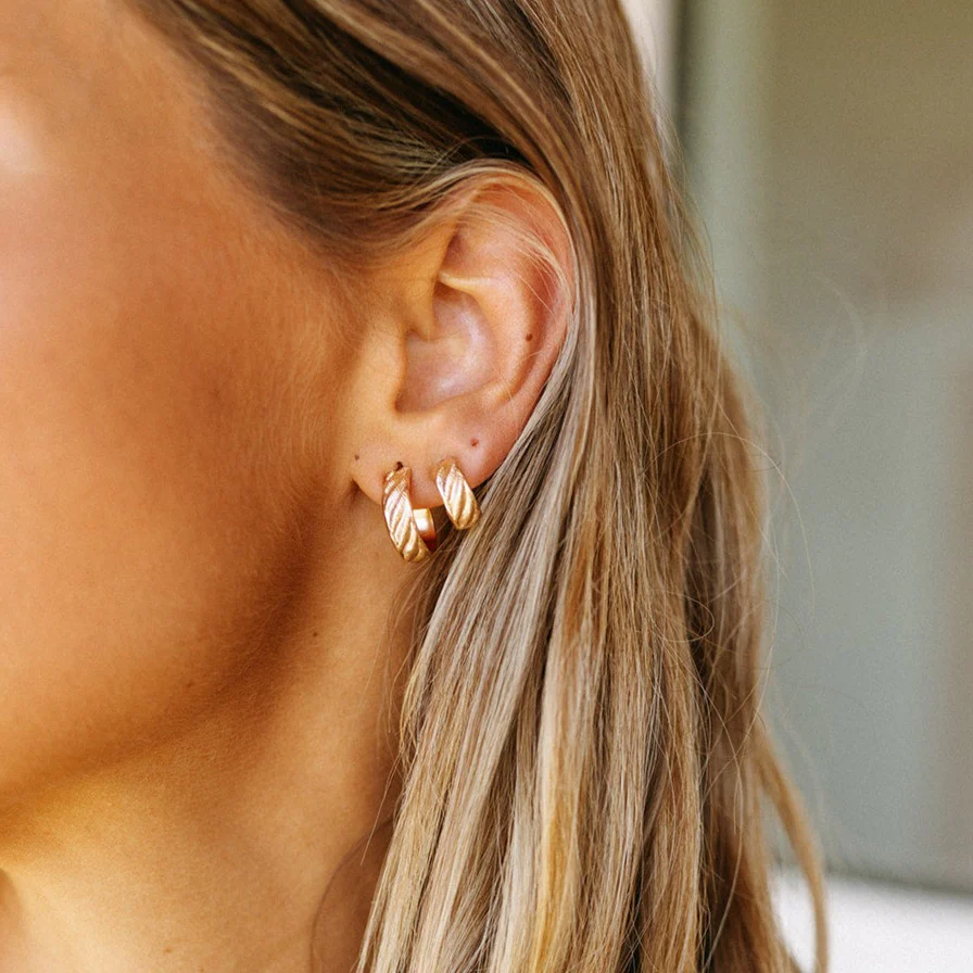 Small Croissant Earrings - Image 5