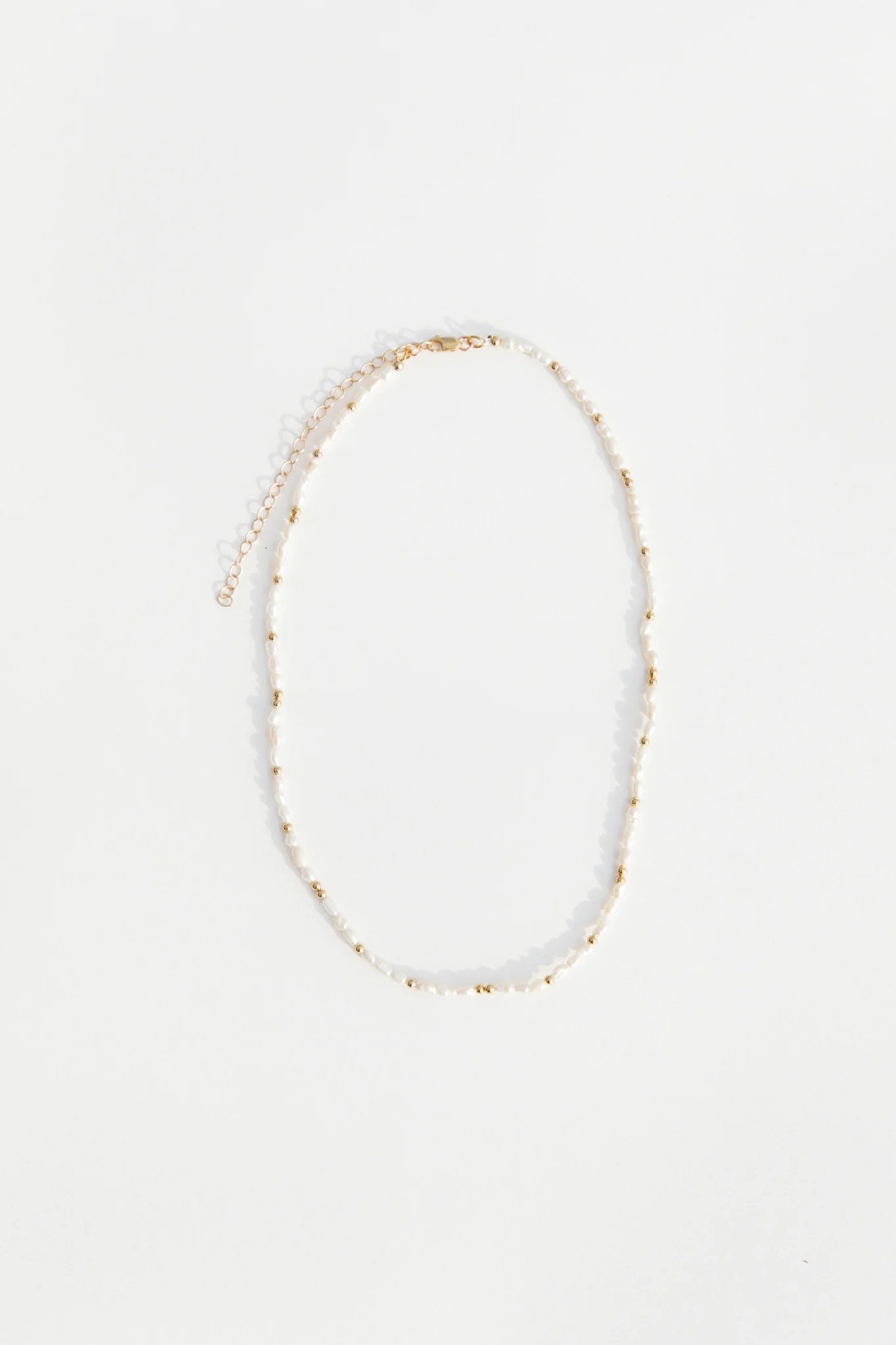 Small Golden Hour Pearl Necklace - Image 3