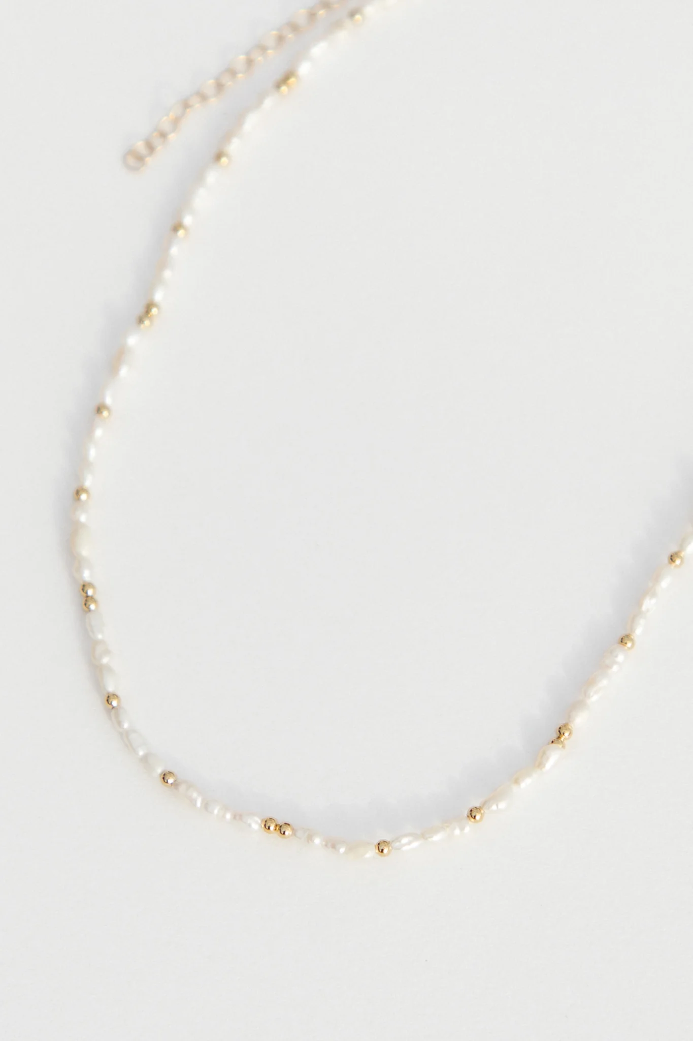 Small Golden Hour Pearl Necklace - Image 4