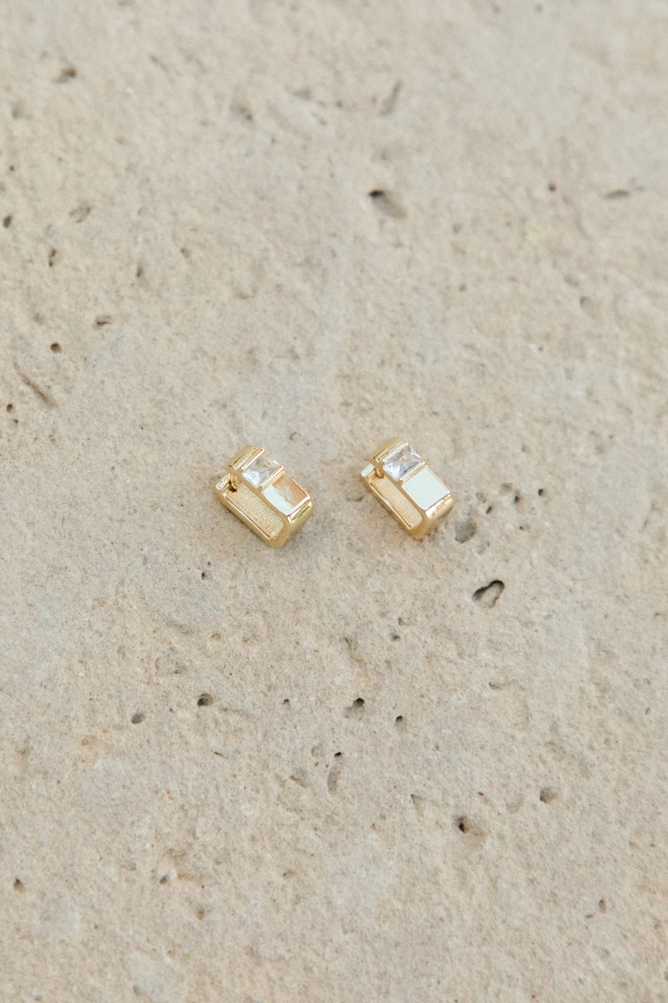 Square Baguette Hoops - Image 2