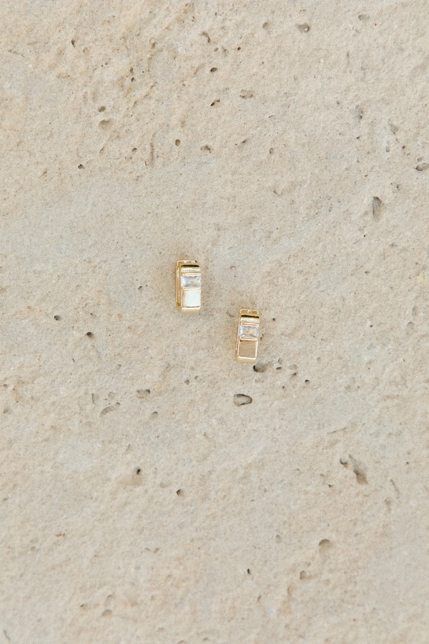 Square Baguette Hoops - Image 4