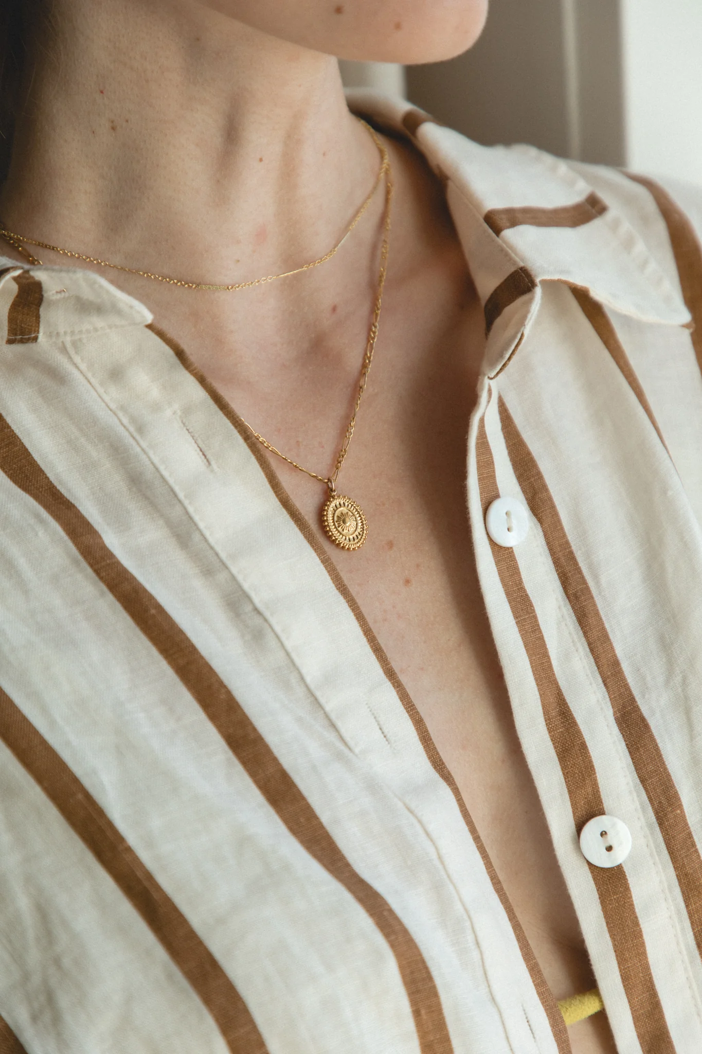 Sun Pendant Necklace - Image 3