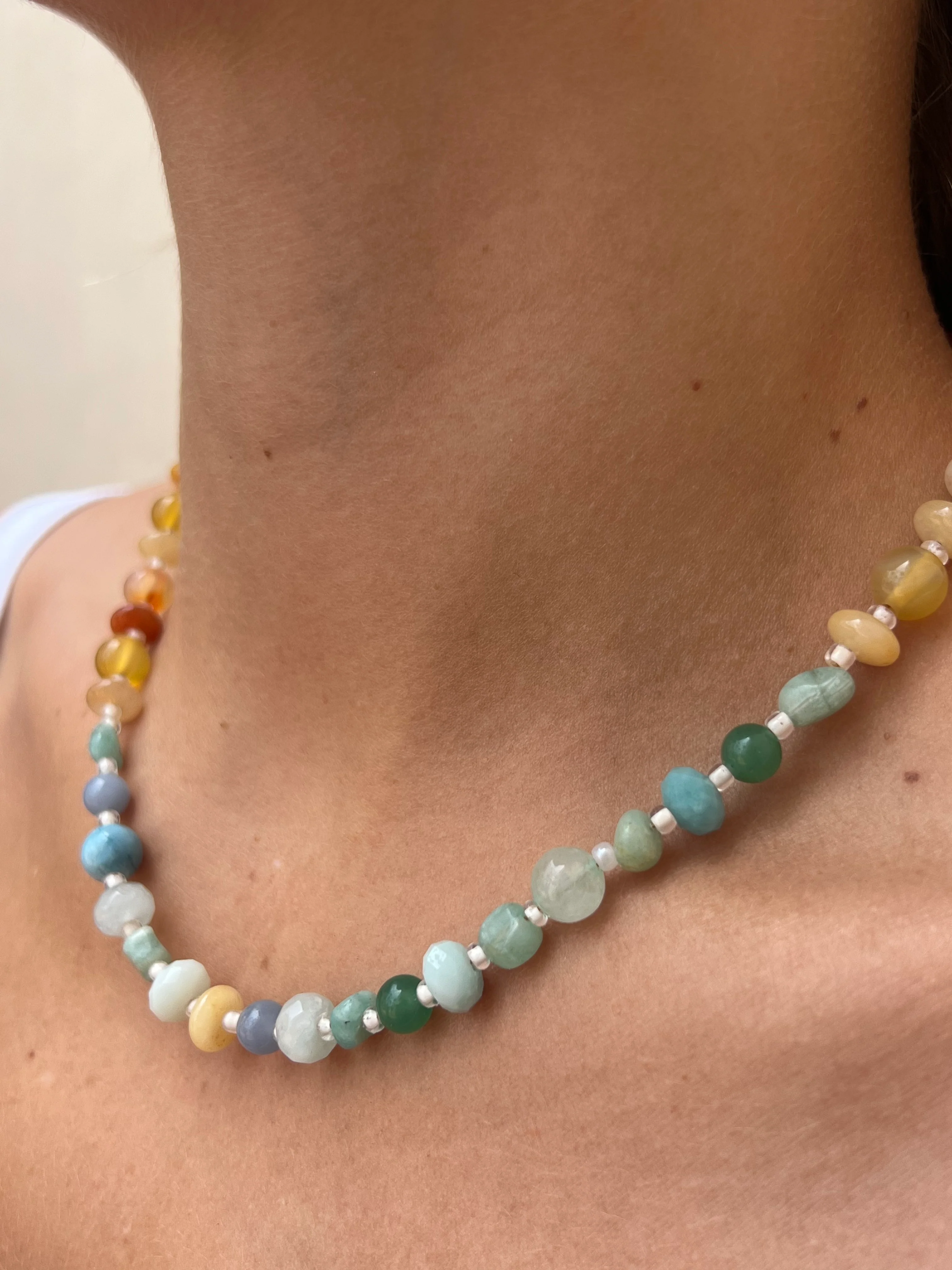Sunset Beaded Necklace - Image 7