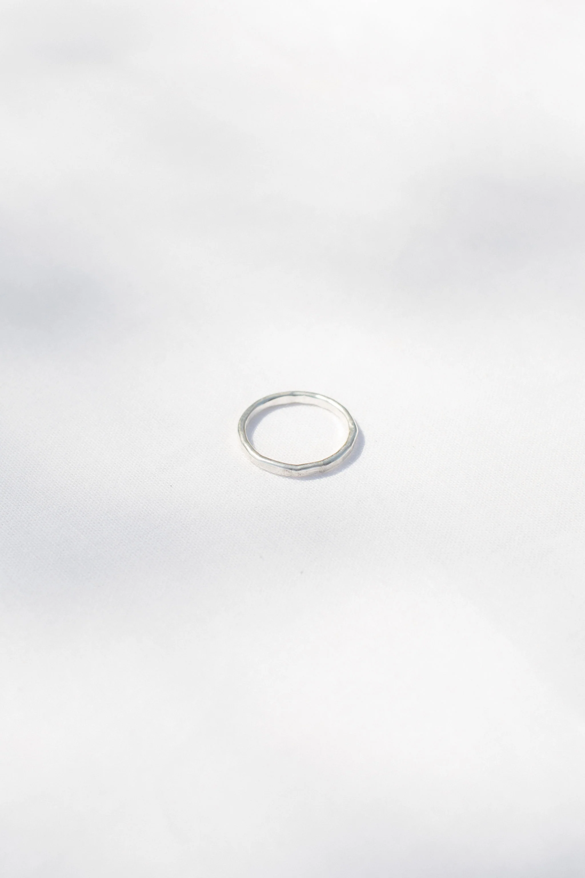 Thick Hammered Ring - Image 5