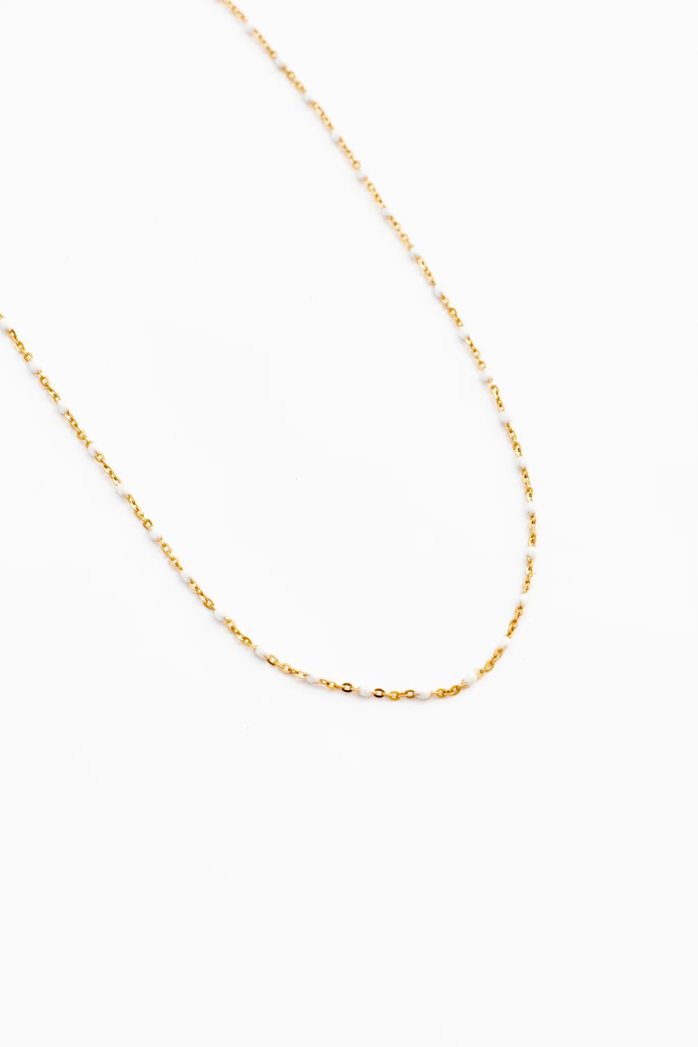 Gold Enamel Necklace - Image 10