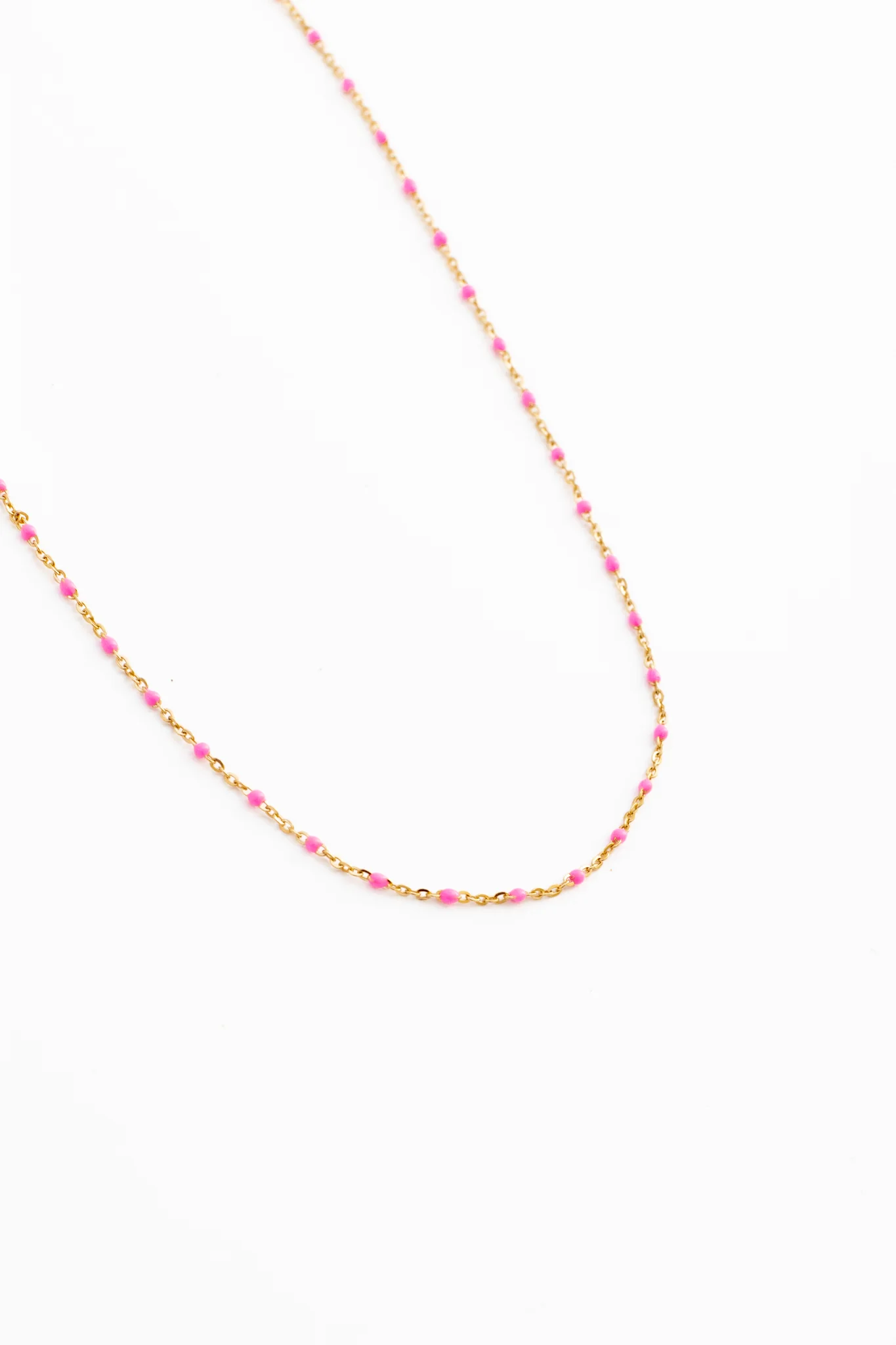 Gold Enamel Necklace - Image 13