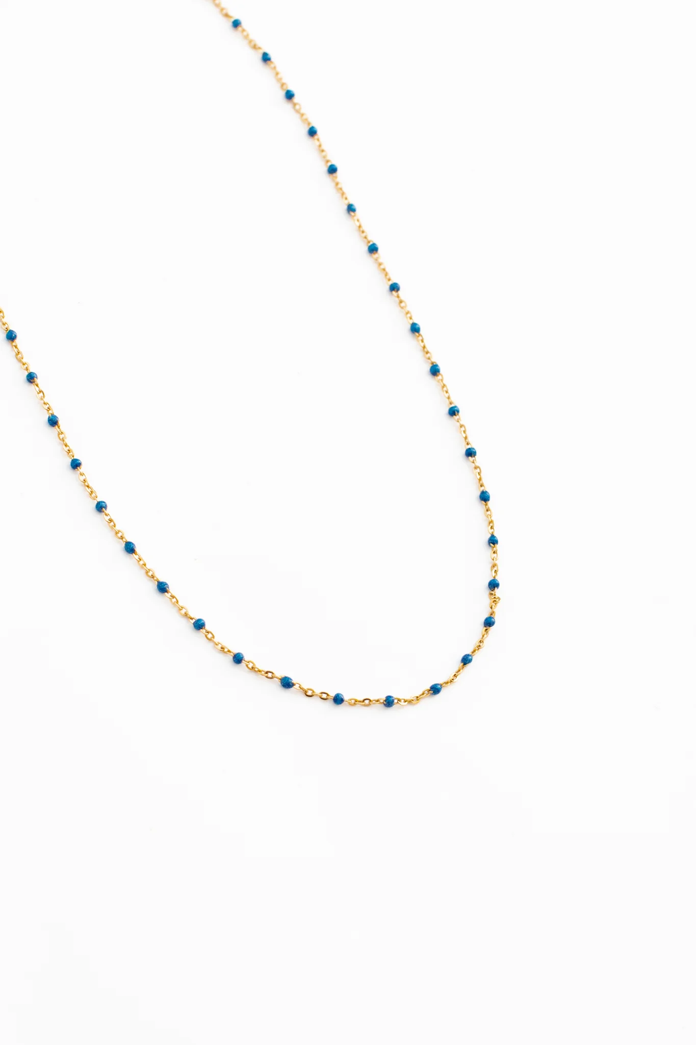 Gold Enamel Necklace - Image 7
