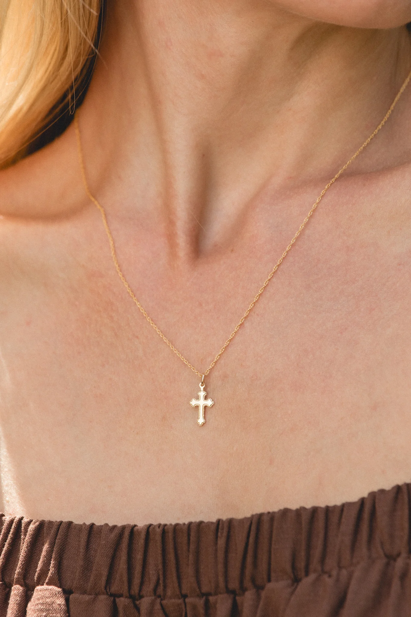 Vintage Cross Necklace