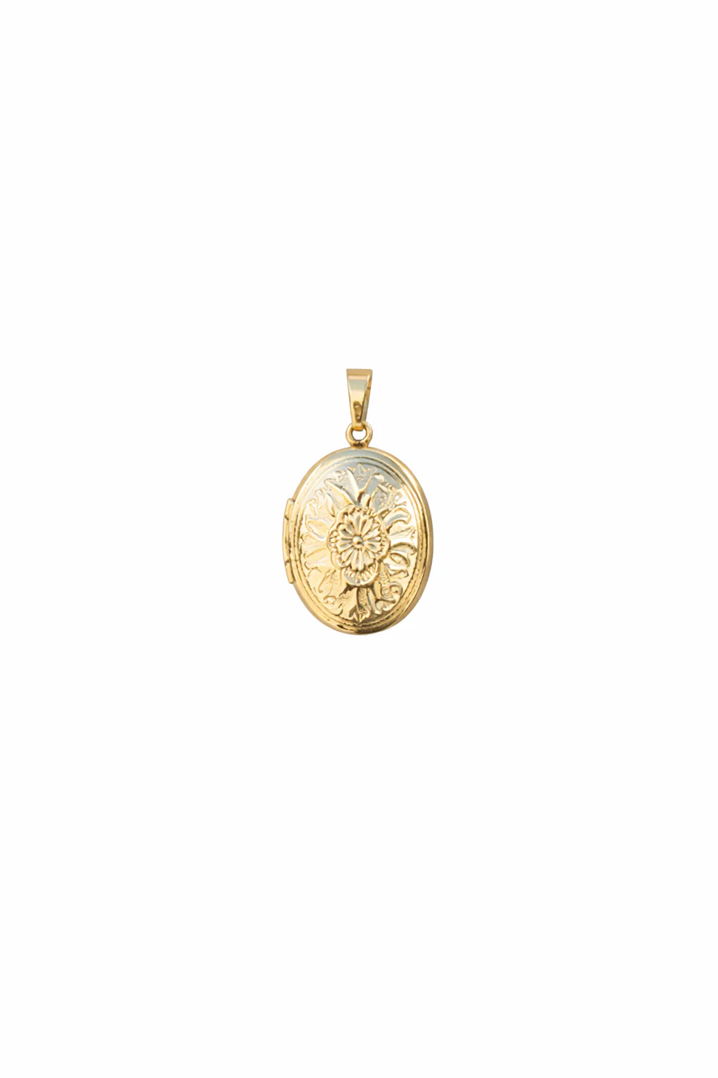 Vintage Oval Locket Pendant